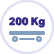 Safe working load 200kg