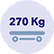 Nosnost 270kg