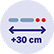 Prodloužení ložné plochy 30cm